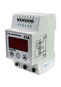 VP-63A, реле напряжения  DIN