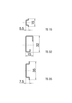 22322801, TS 32.280.1 Монтажный рельс