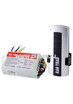 Y7 (TY-7E), Контроллер  встраиваемый для дистанционного управления освещением с ПДУ. 3 канала.